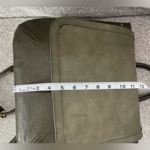 Universal Thread Olive and Dark Brown Women's Backpack - Picture 10 of 16